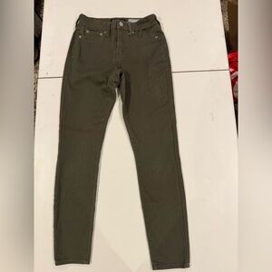 Aeropostale Green Skinny Jeans